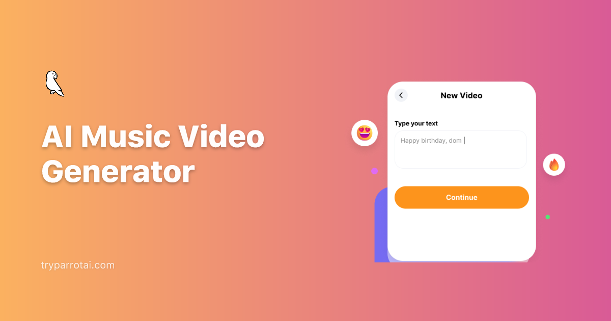 AI Music Video Generator Parrot AI